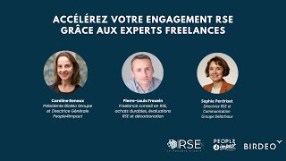 CONFÉRENCE Accélérez votre démarche RSE grâce aux experts freelances [upl. by Rednasyl]