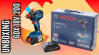 Bosch GDX 18V 200  O que tem na caixa Vale o investimento 2024 [upl. by Baggs]