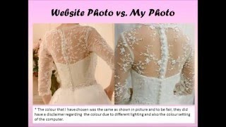 Tbdress reviews from a customer Natalie Woon 【Buying My Wedding Dress Online Hit or Miss】 [upl. by Bridgette712]