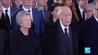 Décès de Valéry Giscard dEstaing  minute de silence à lAssemblée nationale et au Sénat [upl. by Kipper999]