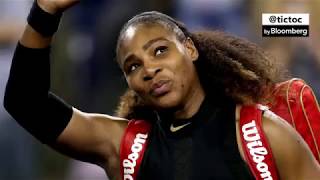 Serena Williams Nets First Win Since Childbirth [upl. by Kinsler69]