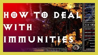 HOW to deal with IMMUNES in Diablo 2 [upl. by Atlanta120]