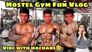 Erode Sengunthar Engineering College  Hostel Gym Vlog  Day In My college Vlog  Thudupathi  Tamil [upl. by Ynatsed]