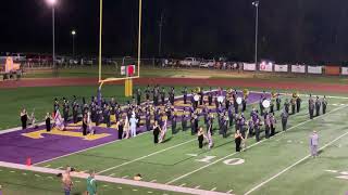 Hahnville High School Marching Band 101521  National Anthem [upl. by Llenrep]