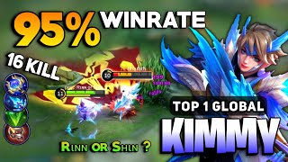 95 WINRATE Kimmy Mage Build  Top 1 Global Kimmy Best Build  By Rιɴɴ or Sнιɴ  Mobile Legends [upl. by Isleana272]