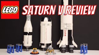 LEGO Saturn V Unboxing Speed Build amp Review  LEGO Ideas 17 21309 [upl. by Grey]