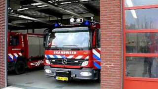 Brandweer Enkhuizen rukt uit voor rookmelder Herfstzon [upl. by Teik913]