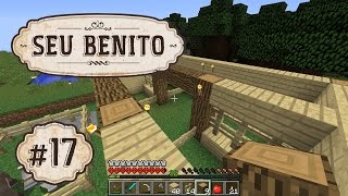 Minecraft 17  Construindo um Estábulo [upl. by Heisel360]