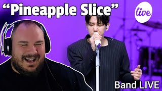 BAEKHYUN  “Pineapple Slice” Band LIVE Concert its Live Reaction [upl. by Zetnwahs]