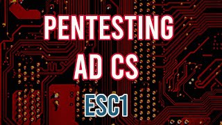 AD CS ESC1 Privilege Escalation Tutorial  Exploit Active Directory Certificate Services [upl. by Rowan]