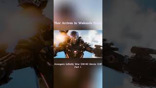 Thor Arrives In Wakanda Scene  Avengers Infinity War 2018 Movie CLIP 4K ULTRA HD [upl. by Jarus]