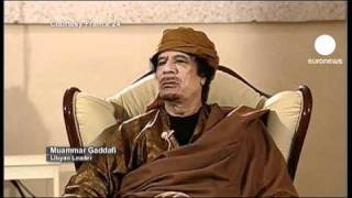 Khadafi dénonce une ingérence de la France [upl. by Socrates]