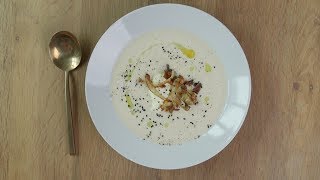 Cauliflower Cream Cheese Soup Recipe from The Flexible Vegetarian [upl. by Quinby]