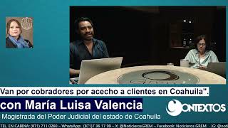 Delito de acecho con la magistrada María Luisa Valencia en Contextos [upl. by Ardnic]