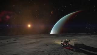 Elite Dangerous Planet Rise on Mitterand Hollow [upl. by Islek]