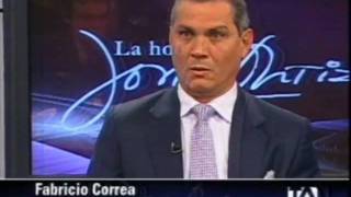 Fabricio Correa dice que su hermano el presidente Rafael está fanatizado y ha perdido la razón [upl. by Anasiul]