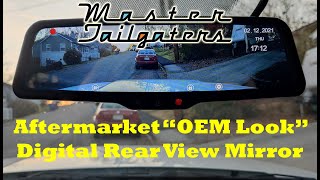 Master Tailgaters digital rear view mirror with DVR [upl. by Wincer525]