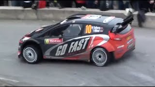 HD WRC Rallye Monte Carlo 2012  HSolbergMinor Ford Fiesta WRC  PS 15 Lantosque Luceram [upl. by Aliak]