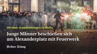 SilvesterAusschreitungen in Berlin am Alexanderplatz [upl. by Zalea]