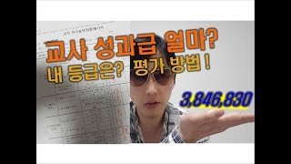 교사 성과급 계산하는 방법  등급은 누가 어떻게 정하는가 [upl. by Strong]