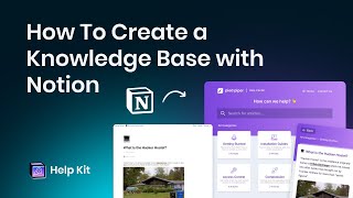 How to Create a Knowledge Base with Notion [upl. by Guillema253]