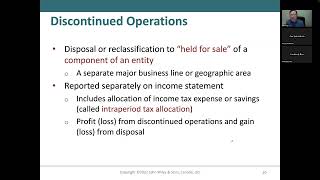 income statement showing continuing ampdiscontinued operations and statement of comprehensive income [upl. by Nic]