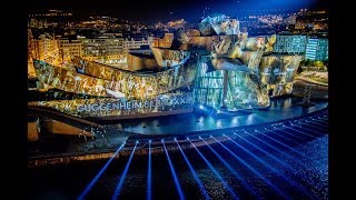 Guggenheim 2017 Reflections Bilbao 20th Anniversary Projection [upl. by Juliano746]