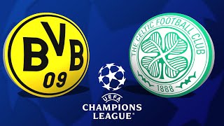 Borussia Dortmund  Celtic Glasgow  UEFA Champions League Spieltag 2  LiveradioWatchparty [upl. by Otrebilif]