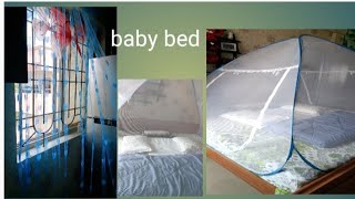 How to setup a baby bed Classic mosquito net setup priyamixtureuchil8961 [upl. by Yelha872]