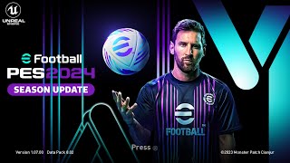 eFootball PES 2024 SEASON UPDATE vs eFootball 2024  Monster Patch version vs Konamex version [upl. by Essilrahc687]