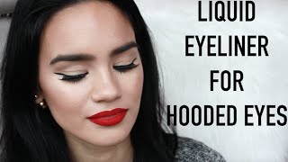 Liquid Eyeliner for Hooded Eyes [upl. by Ais]