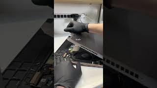 Big battery  Big problems Swollen battery on HP x360 laptop shorts pc tech technology [upl. by Vaish]