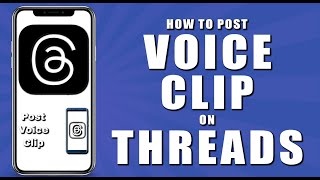 How to post voice clip on threads 2024 [upl. by Godard]