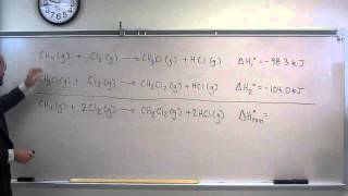 Calculate Standard Enthalpy of Reaction ∆H°rxn By Reaction Addition Method 001 [upl. by Kirbie983]