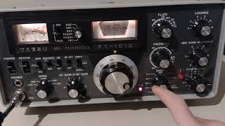 Yaesu FT 101E Demonstration [upl. by Ettegroeg881]