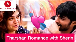 Tharshan Romance with Sherin  Hit Tamizha  bigboss season 3 Tharshan Love Story [upl. by Imray]