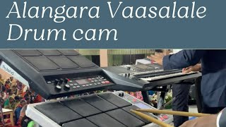 Alangara Vaasalale  Tamil Christian Song  Drum cam  Leevin Rajkumar [upl. by Eittod251]