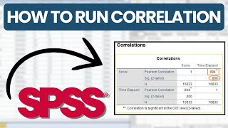 How to Run Correlation in SPSS [upl. by Kciderf]