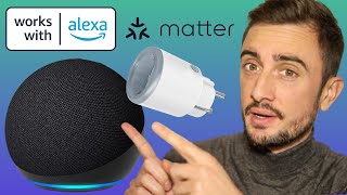 Cómo usar un ENCHUFE INTELIGENTE MATTER con ALEXA [upl. by Rawdon]