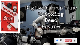 Digitech Drop Tune Pedal  Unboxing Demo and Review [upl. by Ruthven]