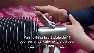 changer ou remplacer un purgeur de radiateur vd46 [upl. by Clellan]