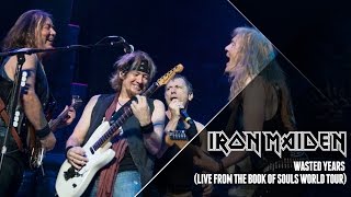 Iron Maiden  Wasted Years Live from The Book Of Souls World Tour [upl. by Idurt]