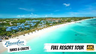 Beaches Turks amp Caicos  Full Resort Walkthrough Tour amp Review 4K  All Public Spaces  2021 [upl. by Nazler]