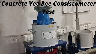 Vee Bee Consistometer Test of Concrete  Vee Bee Test for Workability of Concrete [upl. by Louisa]