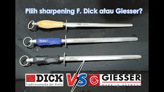 Review sharpening steel premium F Dick dan Giesser [upl. by Vastah]