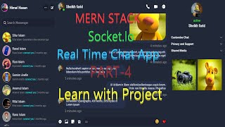 Real Time Chat App React Node Express Socket MERN Create Router Design Login and Register Page 4 [upl. by Zarla]