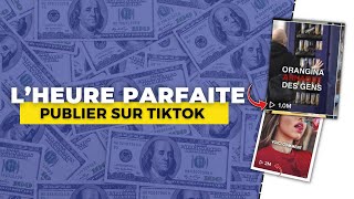 La meilleure heure pour poster sur TikTok en 2024 et percer rapidement [upl. by Rambow]