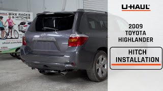 2009 Toyota Highlander Trailer Hitch Installation [upl. by Romain]