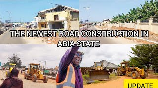 THE NEWEST ROAD CONSTRUCTION IN ABIA STATEabiastateabiaumuahiatrendingnigeria [upl. by Ahsan]