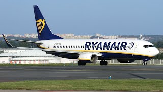 Ryanair Boeing 737800 Takeoff from London Stansted 4K [upl. by Oniram]